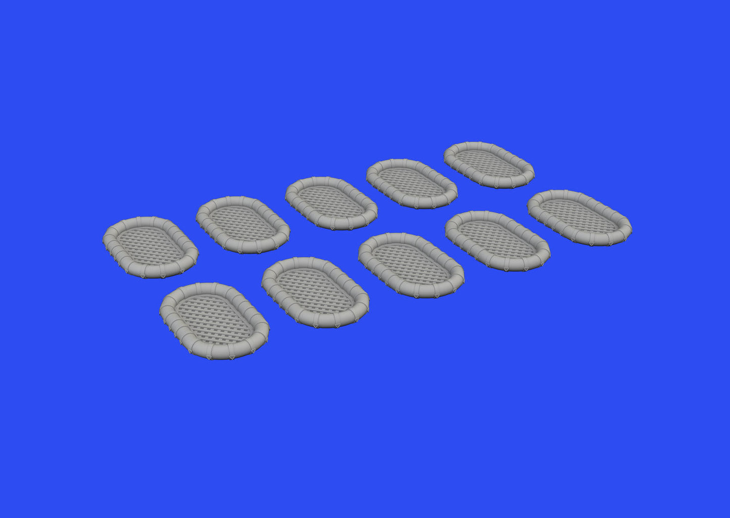 Eduard Brassin 653013 1:350 Carley float for 40 people Type 1 3D-printed