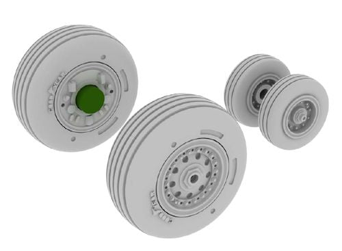 Eduard Brassin 672078 1:72 McDonnell F-4J wheels with weighted tyre effect