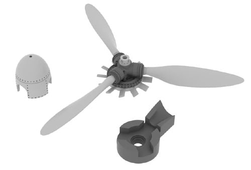 Eduard Brassin 672086 1:72 Focke-Wulf Fw-190A-8 propeller