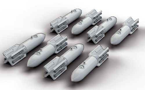 Eduard Brassin 672115 1:72 8 x German bombs SC-50