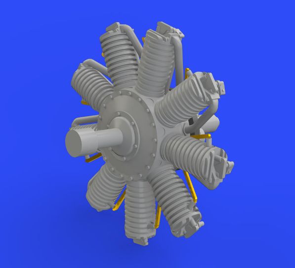 Eduard Brassin 672139 1:72 Fokker Dr.I Triplane engine
