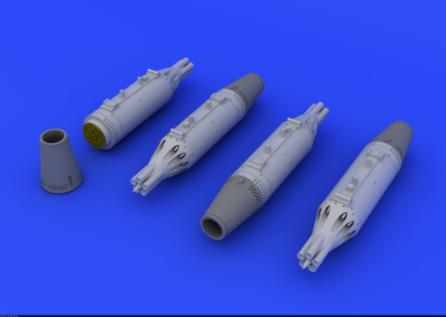 Eduard Brassin 672189 1:72 UB-16 rocket launchers for Mikoyan MiG-21