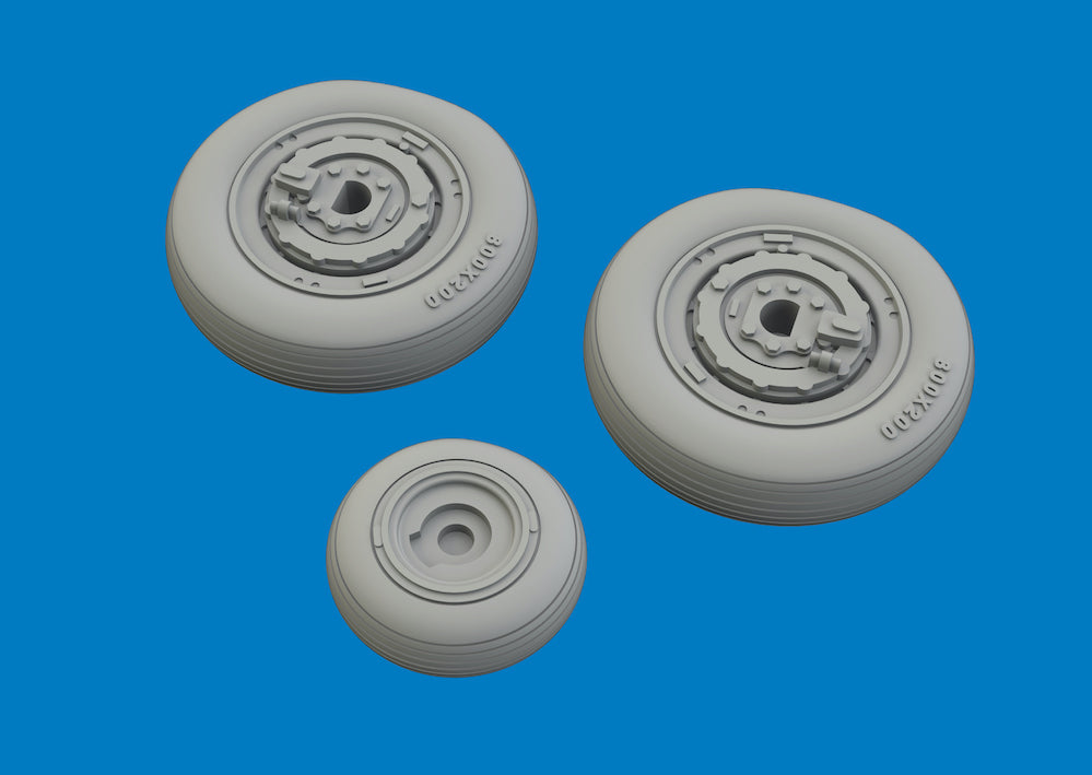 Eduard Brassin 672465 1:72 Mikoyan MiG-21R Wheels