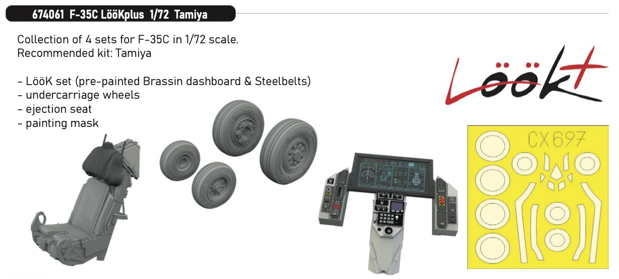 Eduard Brassin 674061 1:72 Lockheed-Martin F-35C LööKplus