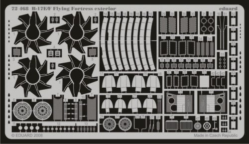 Eduard 72468 1:72 B-17E/B-17F Flying Fortress exterior for Academy and Minicraft