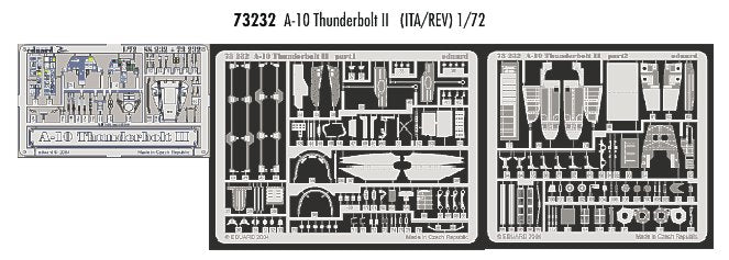 Eduard 73232 1:72 Fairchild A-10A Thunderbolt II PRE-PAINTED IN COLOUR!
