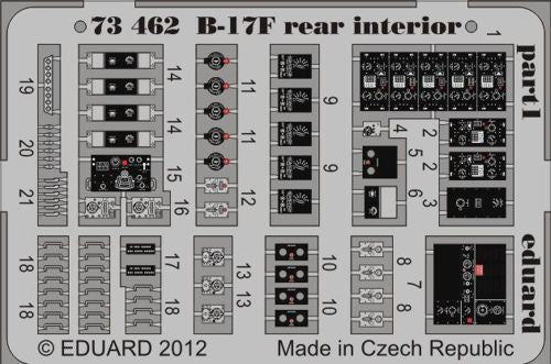 Eduard 73462 1:72 Boeing B-17F Flying Fortress rear interior