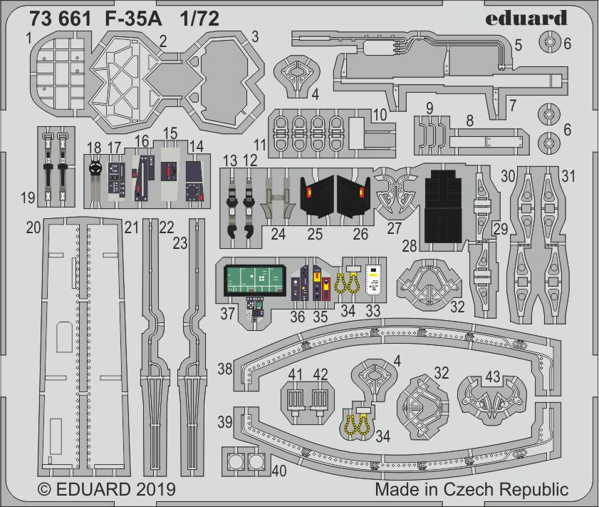 Eduard 73661 1:72 Lockheed-Martin F-35A