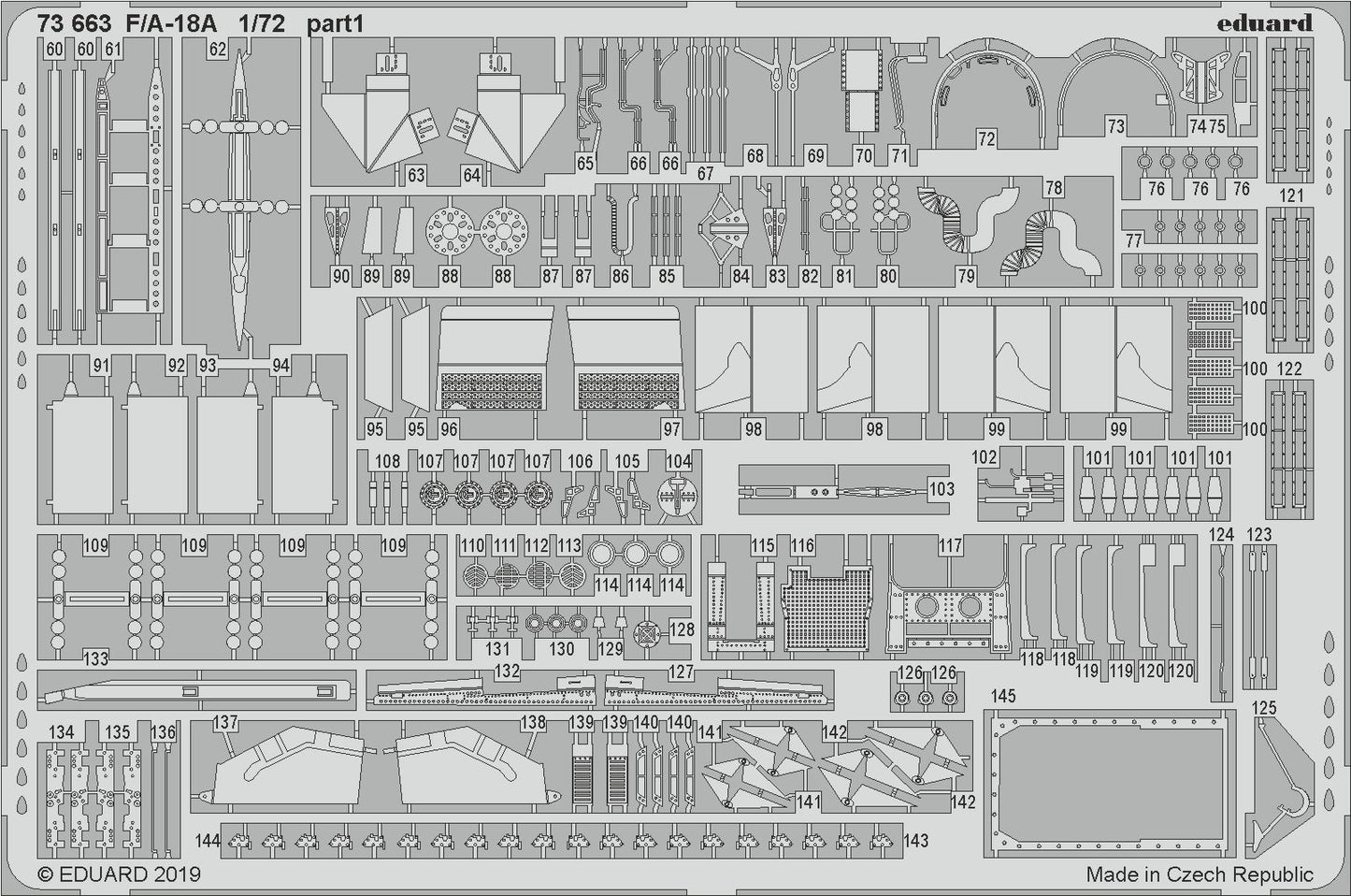 Eduard 73663 1:72 McDonnell-Douglas F/A-18 Hornet
