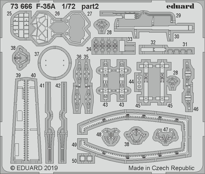 Eduard 73666 1:72 Lockheed-Martin F-35A Lightning