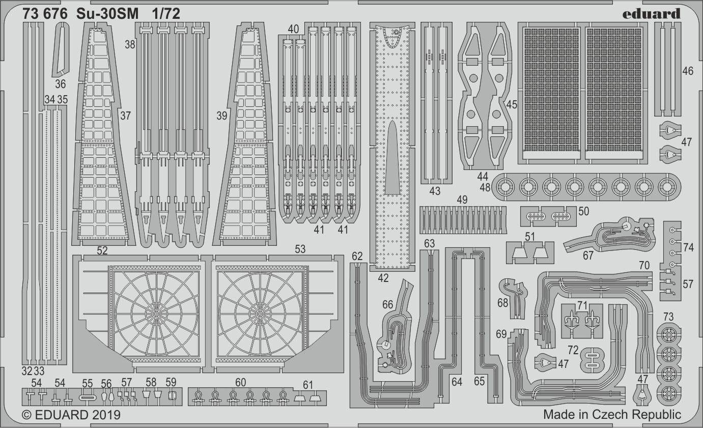 Eduard 73676 1:72 Sukhoi SU-30SM