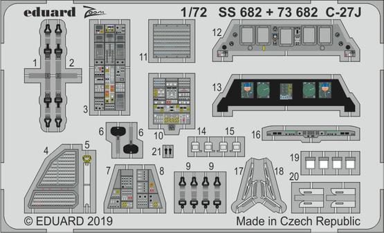 Eduard 73682 1:72 Alenia C-27J Spartan