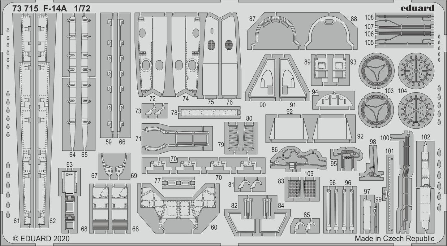 Eduard 73715 1:72 Grumman F-14A Tomcat