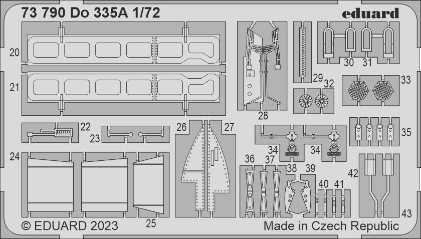 Eduard 73790 1:72 Dornier Do-335A-0