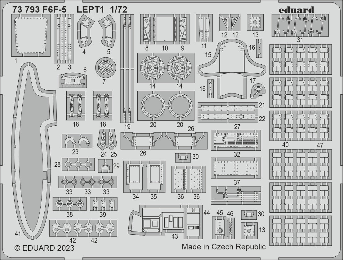 Eduard 73793 1:72 Grumman F6F-5 Hellcat