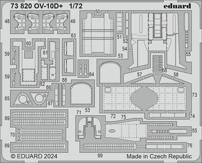 Eduard 73820 1:72 North-American/Rockwell OV-10D+ Bronco