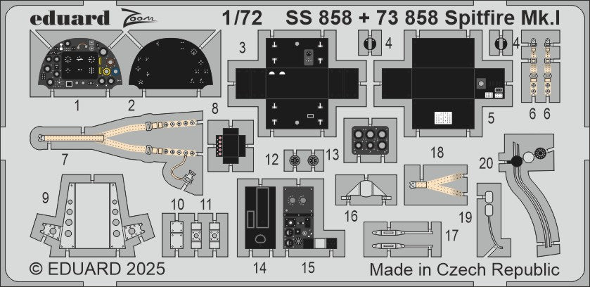 Eduard 73858 1:72 Supermarine Spitfire Mk.I
