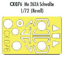 Eduard CX076 1:72 Messerschmitt Me-262A Schwalbe