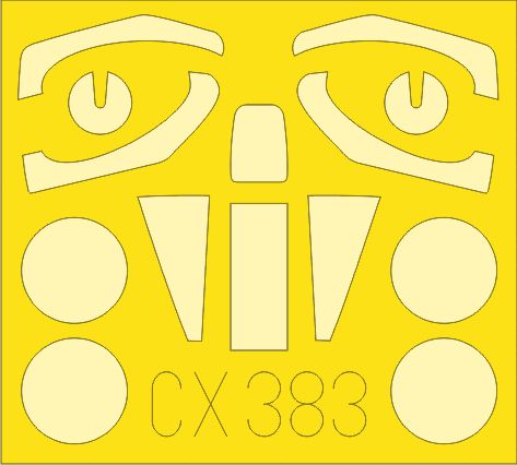 Eduard CX383 1:72 BAC/EE Lightning F.2A for Airfix