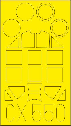 Eduard CX550 1:72 Messerschmitt Bf-109F-2