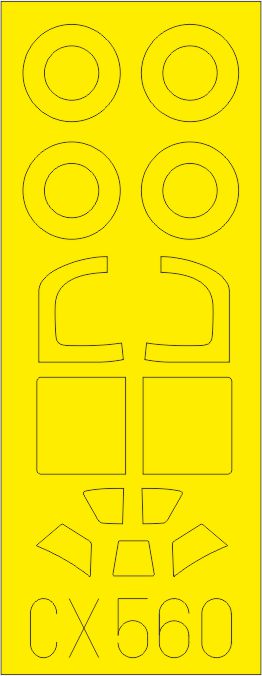 Eduard CX560 1:72 Yakovlev Yak-1b