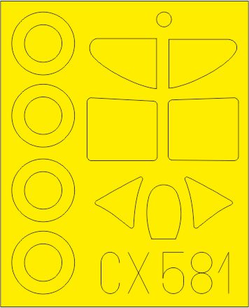 Eduard CX581 1:72 Dewoitine D.520