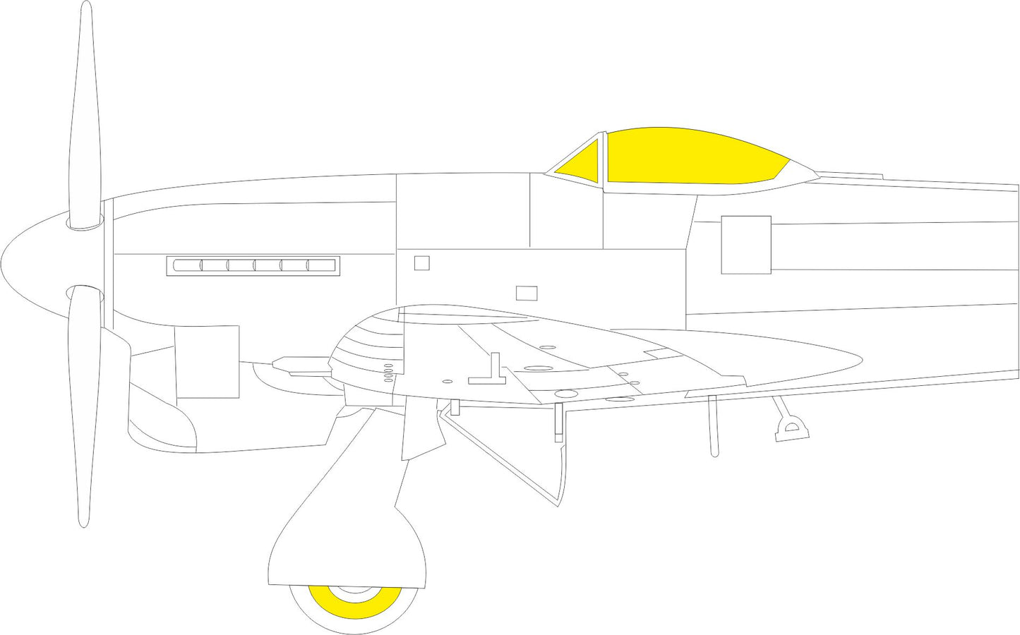 Eduard CX627 1:72 Hawker Tempest Mk.V