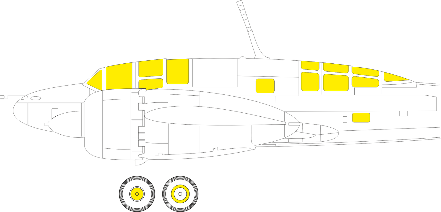 Eduard CX639 1:72 Mitsubishi Ki-46-III Interceptor