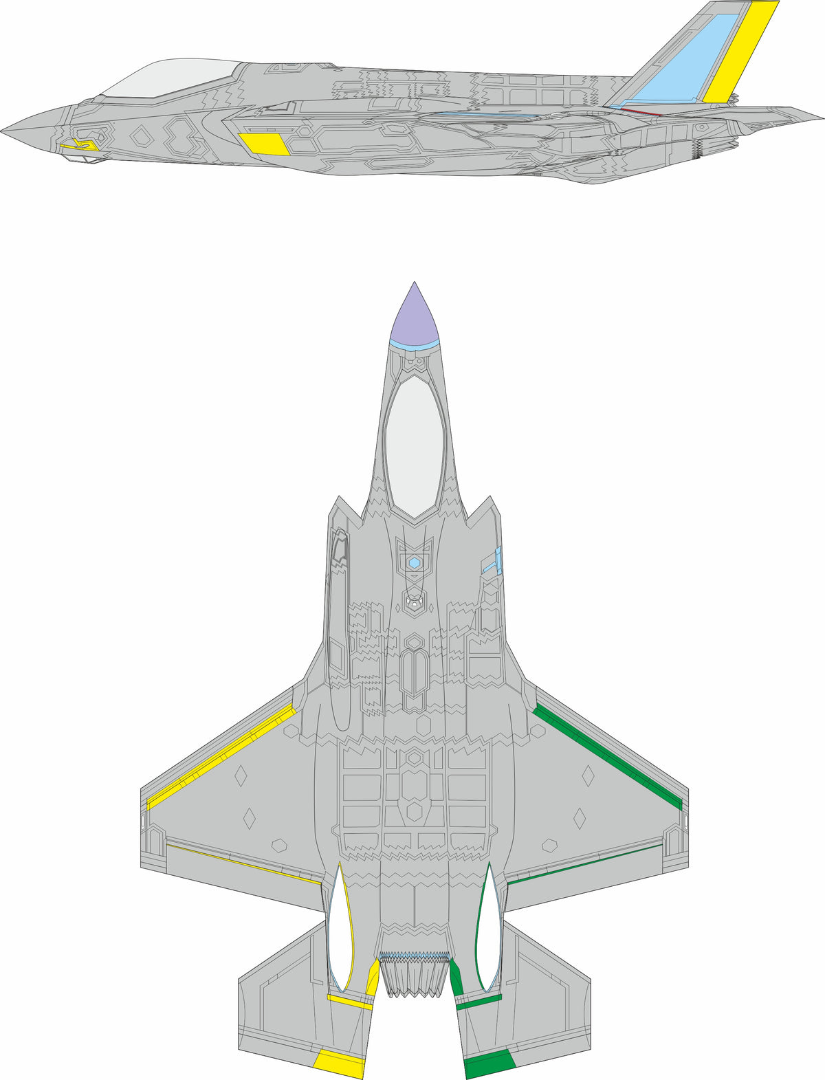Eduard EDCX694 1:72 Lockheed-Martin F-35A Lightning II RAM coating late