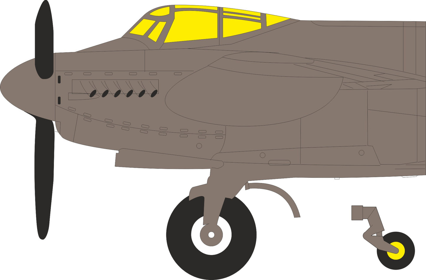 Eduard CX702 1:72 de Havilland Mosquito B.35
