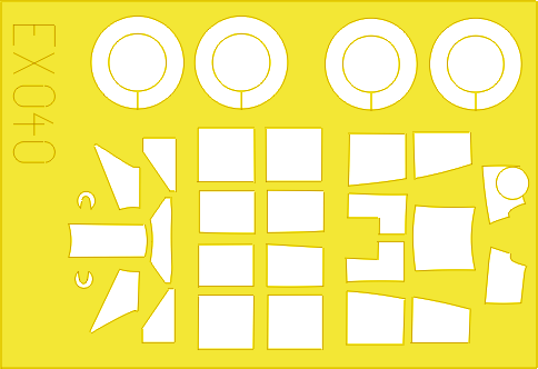 Eduard EX040 1:48 Mitsubishi A6M5 'Zero' canopy and wheels