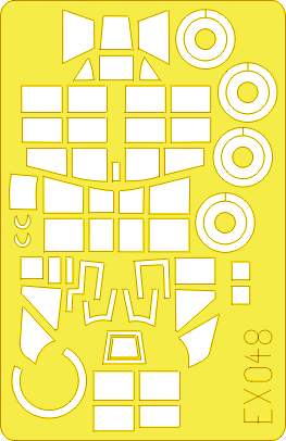 Eduard EX048 1:48 Junkers Ju-87B 'Stuka' canopy and wheels