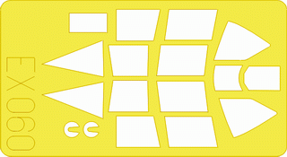 Eduard EX060 1:48 Nakajima Ki-84 Hayate 'Frank' canopy