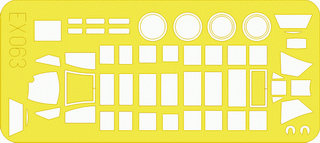 Eduard EX063 1:48 Nakajima B6N Tenzan 'Jill' canopy and wheels