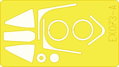 Eduard EX073 1:48 Fairchild A-10A Thunderbolt canopy and wheels