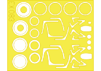 Eduard EX083 1:48 Sukhoi Su-7BKL canopy frame and wheels etc