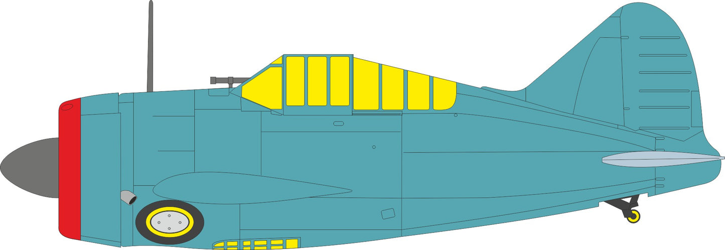 Eduard EX1133 1:48 Brewster F2A-2 Buffalo TFace canopy frame paint mask