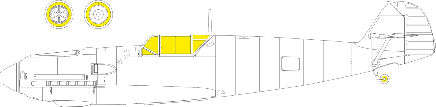 Eduard EX1141 1:48 Messerschmitt Bf-109E-4/7 TFace