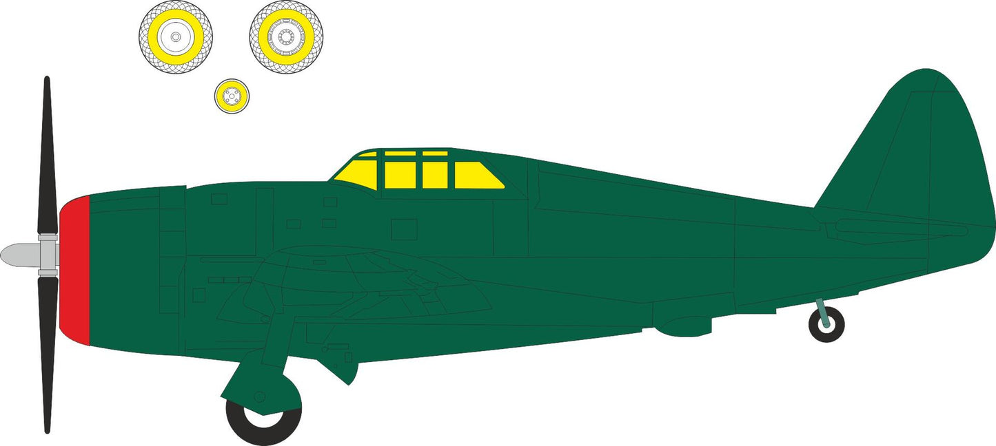 Eduard EX1143 1:48 Republic P-47D Thunderbolt Razorback