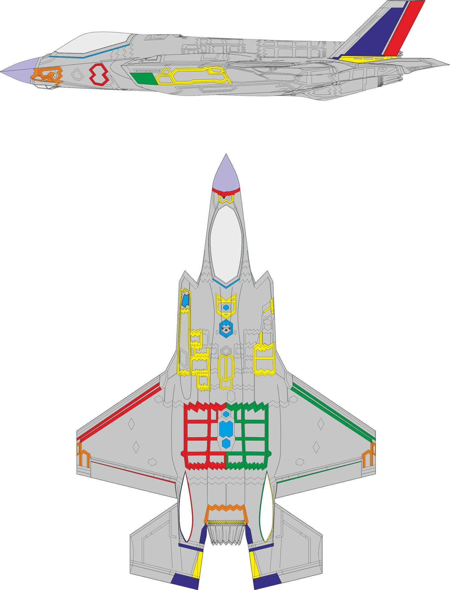 Eduard EX1156 1:48 Lockheed-Martin F-35A RAM coating early