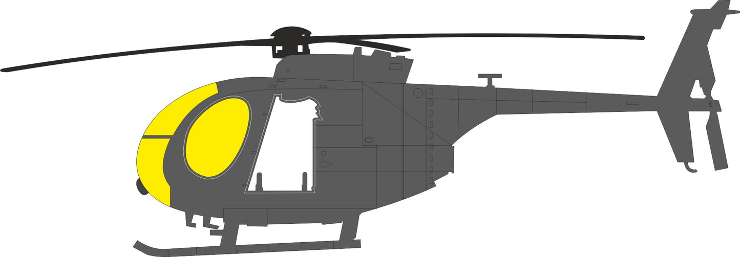 Eduard EX1186 1:48 Boeing AH-6J Little Bird TFace