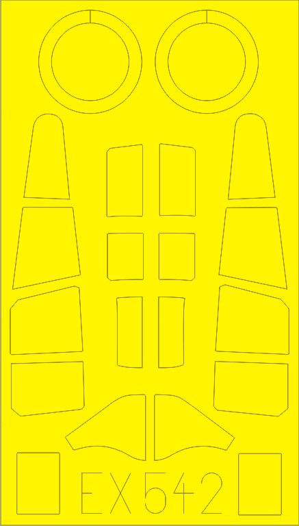 Eduard EX542 1:48 Curtiss P-40