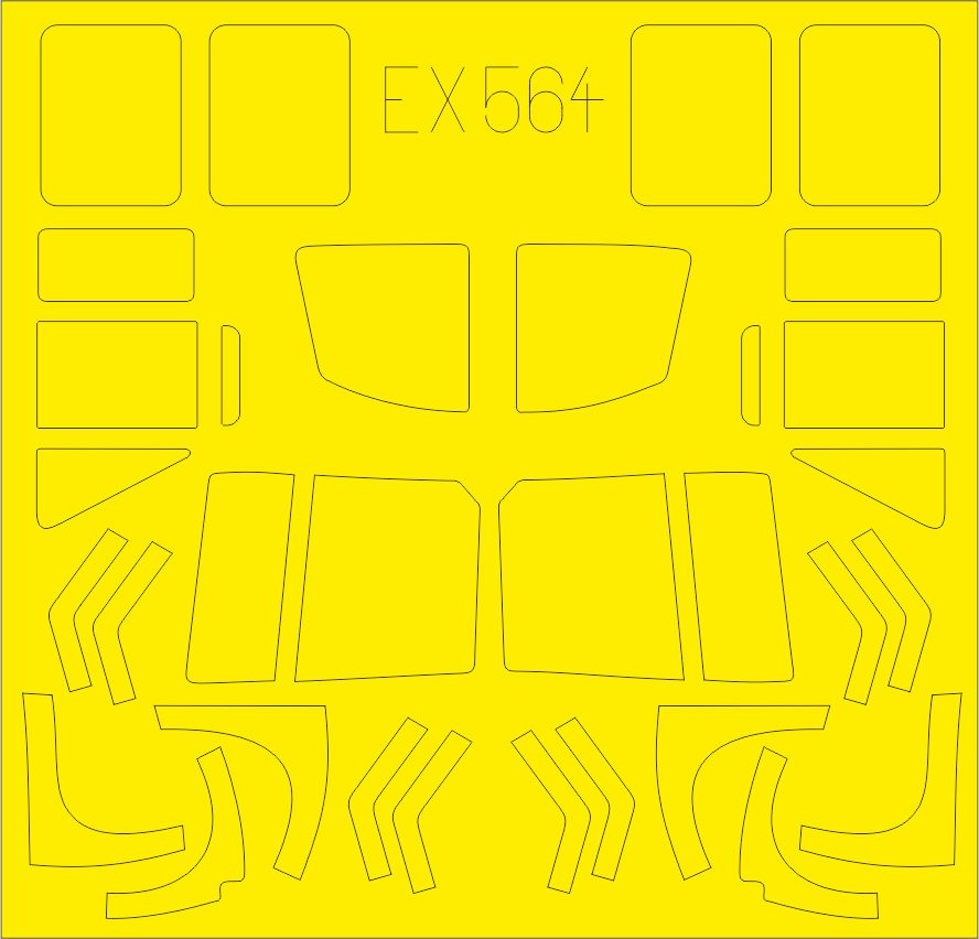 Eduard EX564 1:48 Bell UH-1D