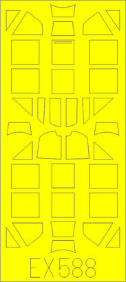 Eduard EX588 1:48 Messerschmitt Bf-109F TFace