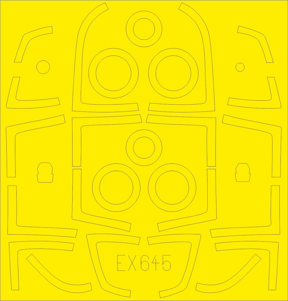 Eduard EX645 1:48 F-15E Strike Eagle TFace interior and exterior canopy masks