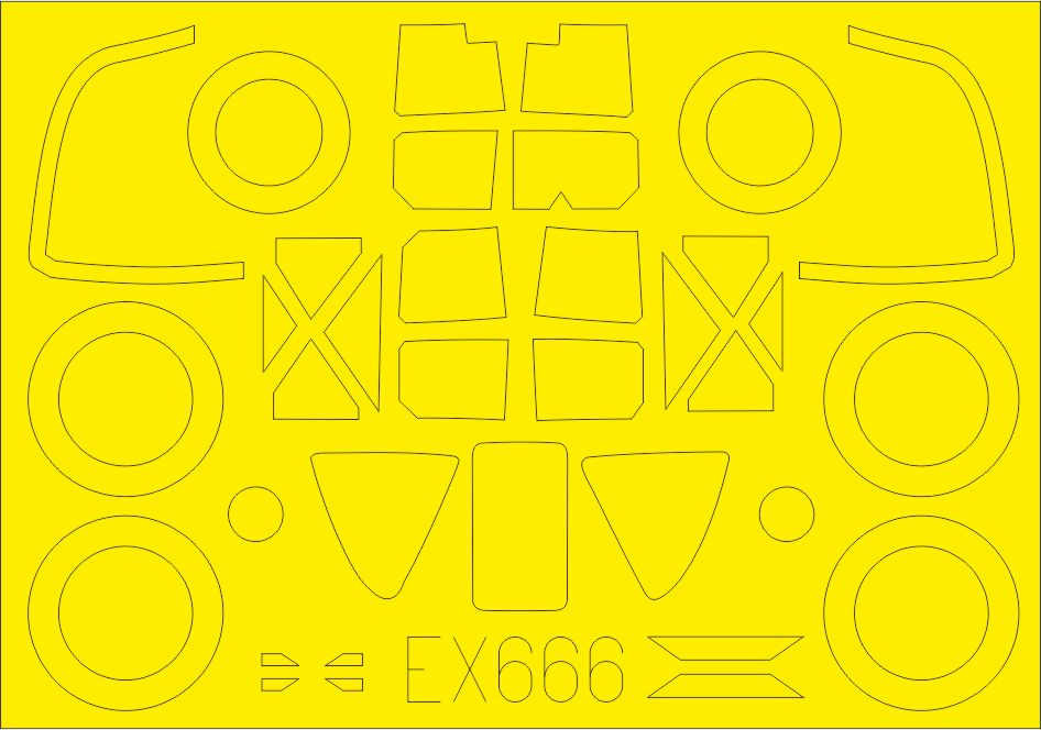 Eduard EX666 1:48 Lockheed P-38F/G Lightning