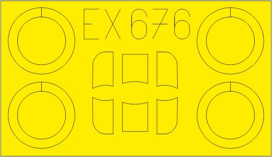 Eduard EX676 1:48 Arado Ar-68E
