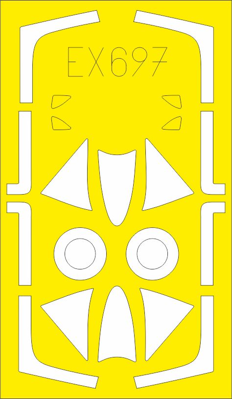 Eduard EX697 1:48 Hawker Hunter F.4/F.5 TFace