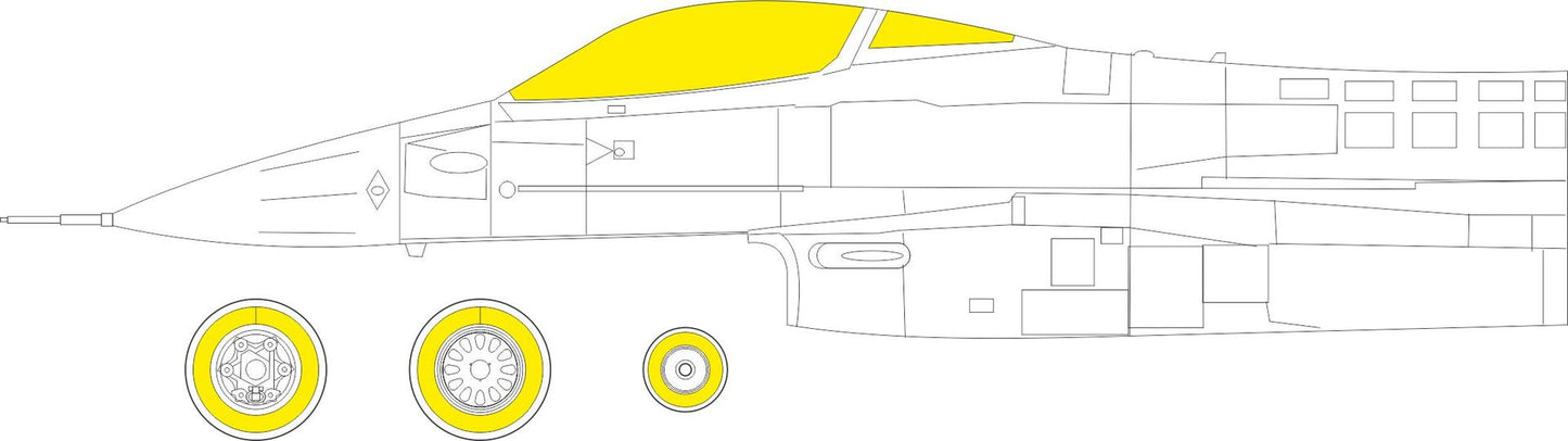 Eduard EX920 1:48 Lockheed-Martin F-16C Block 25/42 TFace