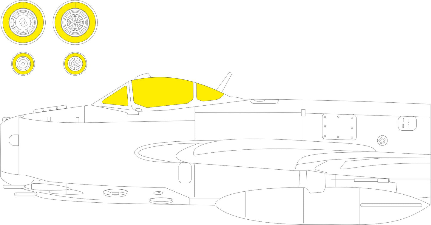 Eduard EX957 1:48 MiG-17F to be used with Ammo